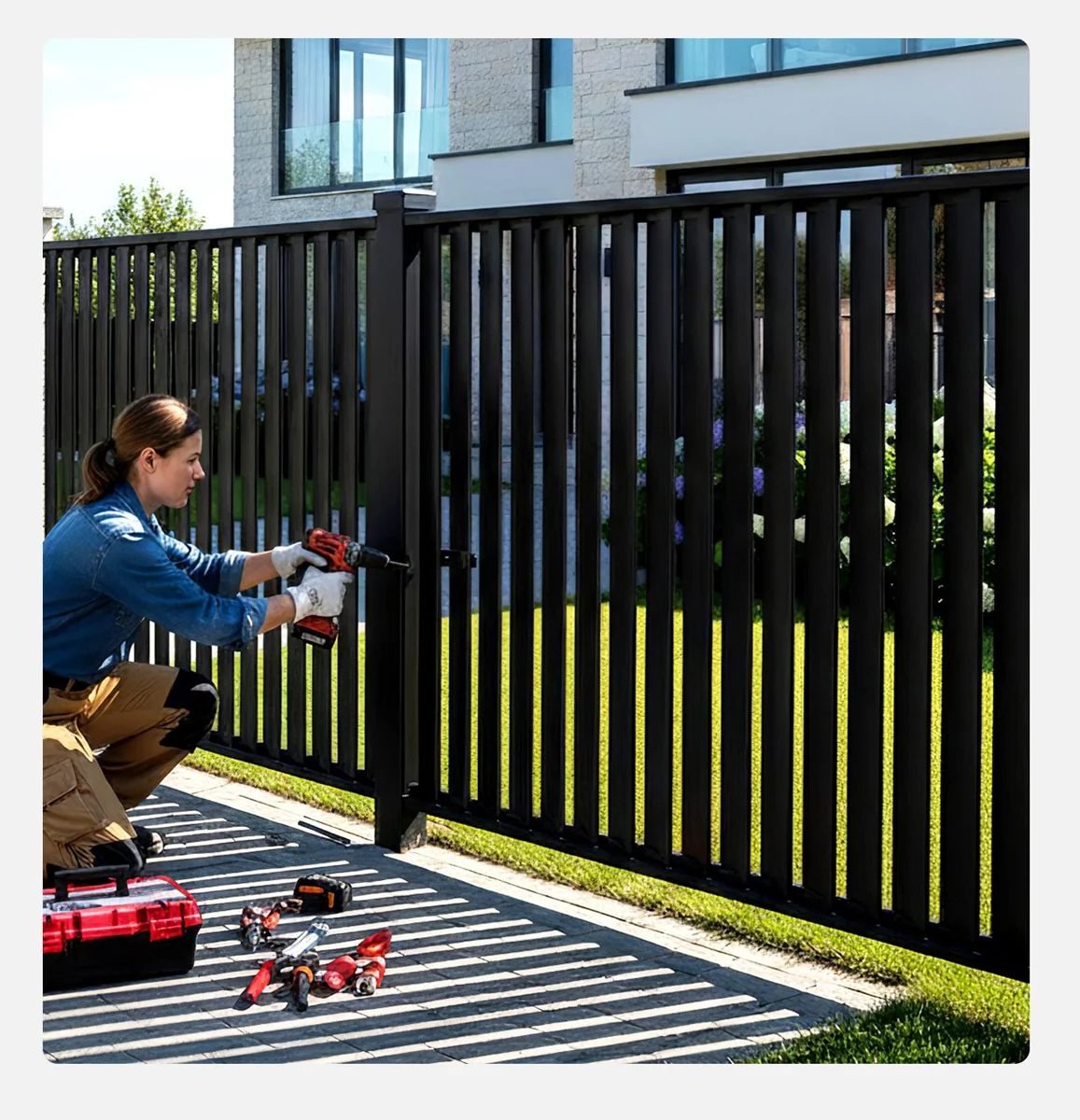 Garden Fencing Design Reference 03 (illustration)